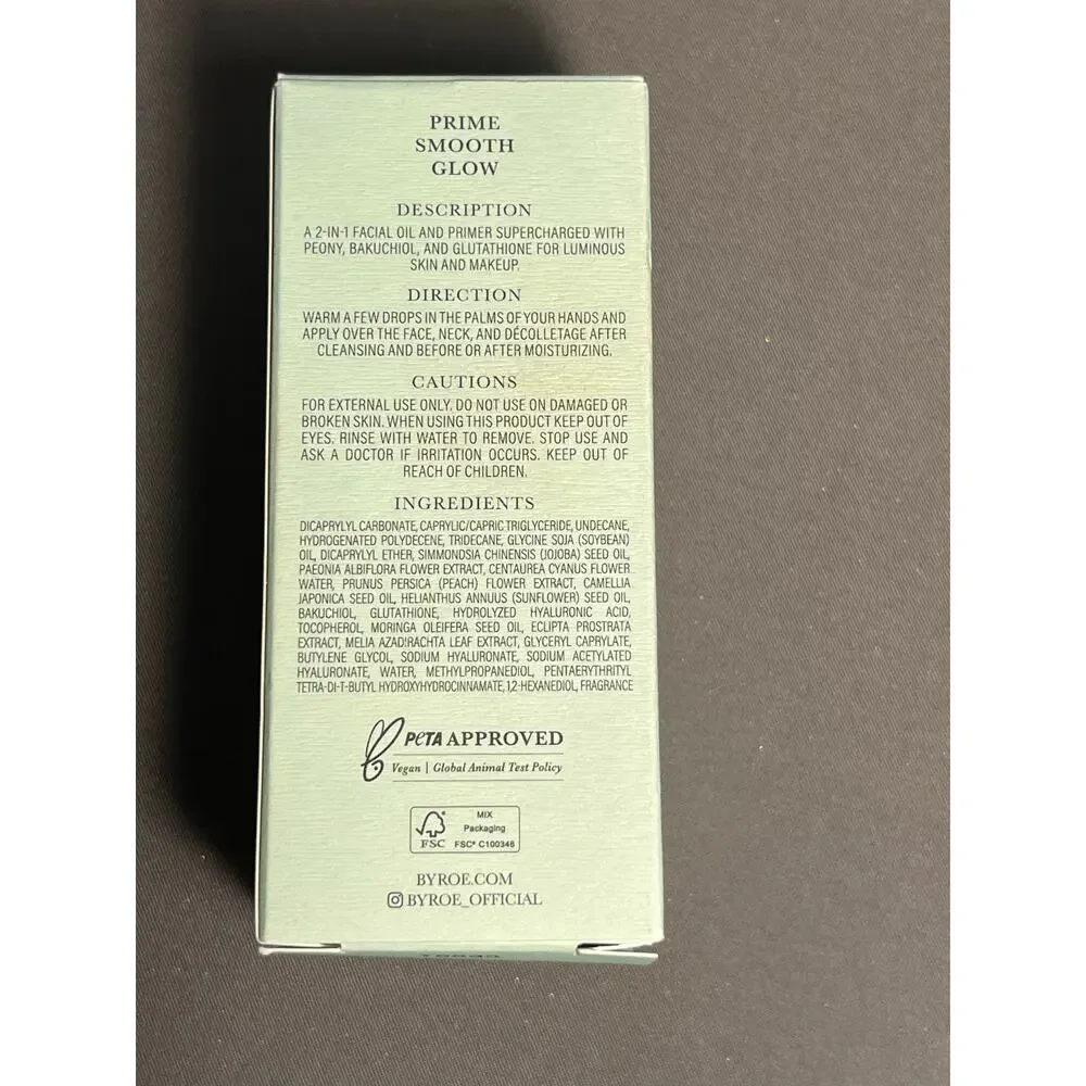 BYROE Basil Dark Spot Corrector Cream Brighten Soothe Blemish Minimize Pores New